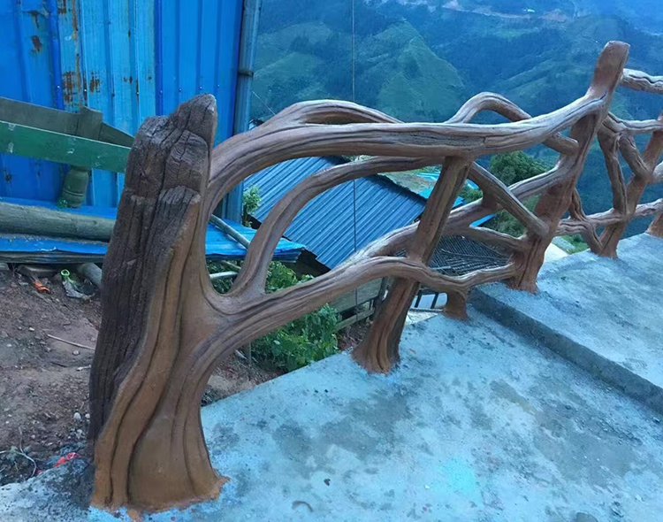 水泥仿木栏杆