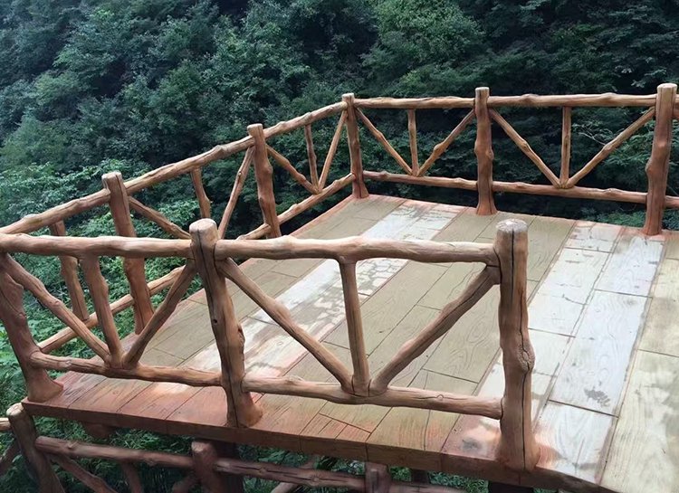水泥仿木栏杆