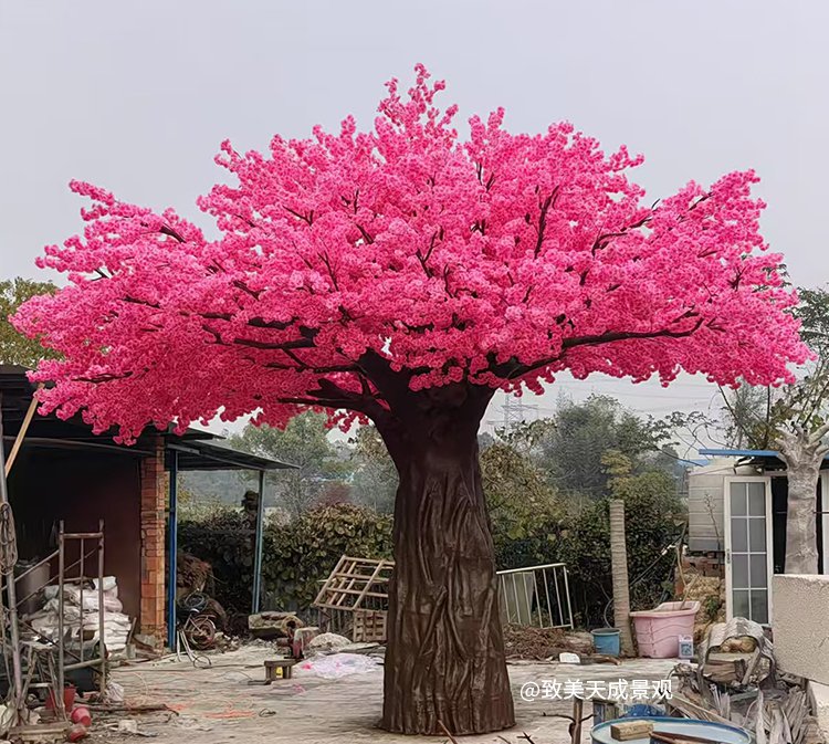 玻璃钢仿真樱花树