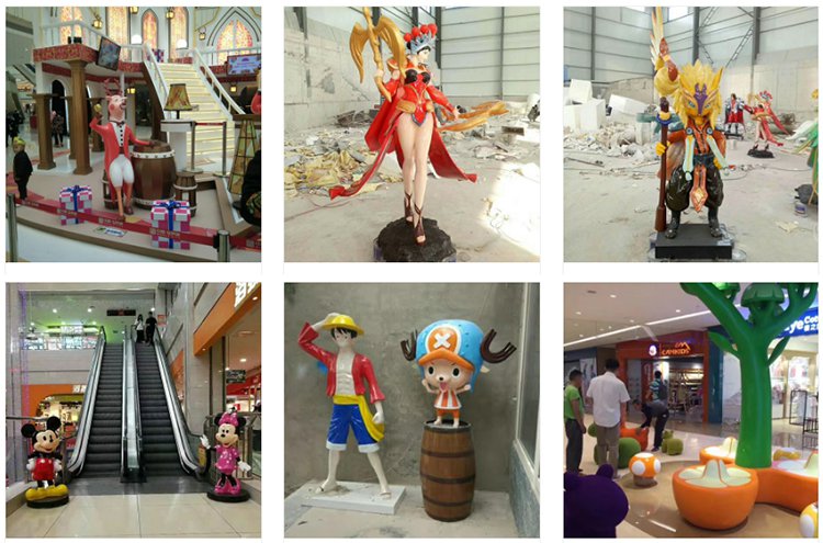 深圳玻璃钢公仔雕塑生产厂家