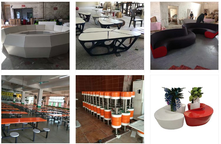 深圳玻璃钢座椅花盆生产厂家