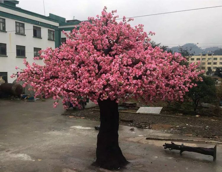 仿真桃花树