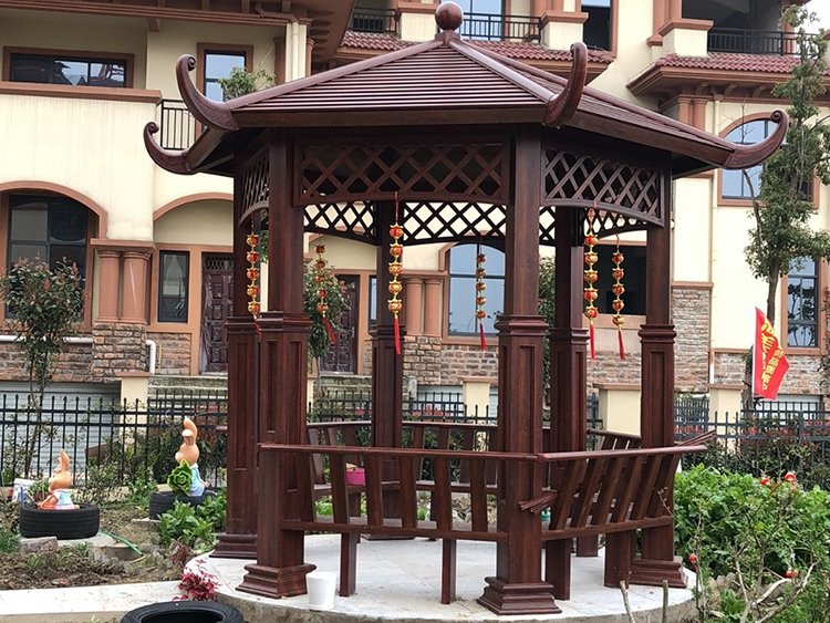 广东省佛山市铝合金六角凉亭生产厂家