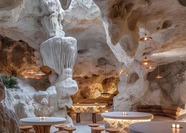 水泥塑石溶洞景观