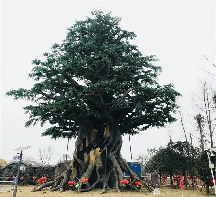 超大型水泥仿真树